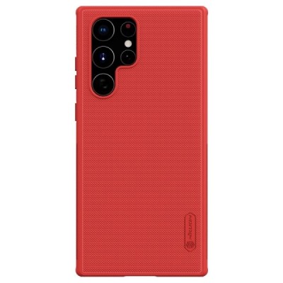 Samsung Galaxy S22 Ultra 5G (SM-S908X) „Nillkin“ Frosted Shield Pro raudonas dėklas - nugarėlė | Priedai.lt