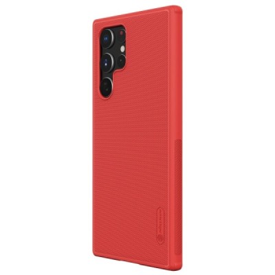 Samsung Galaxy S22 Ultra 5G (SM-S908X) „Nillkin“ Frosted Shield Pro raudonas dėklas - nugarėlė | Priedai.lt