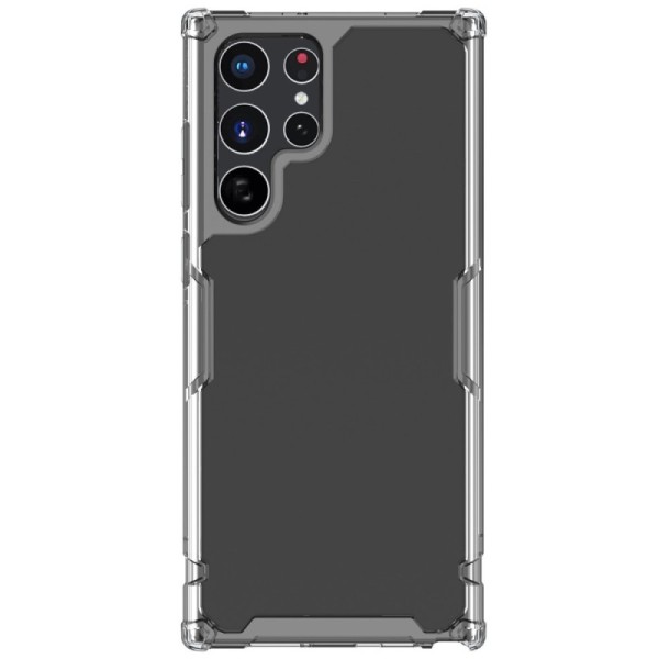 „Nillkin“ Nature TPU Pro sustiprintos apsaugos kieto silikono (TPU) dėklas - skaidrus (Galaxy S22 Ultra 5G)