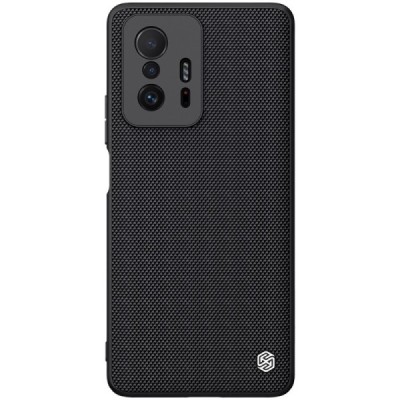 Xiaomi 11T (11T Pro) „Nillkin“ Textured Case juodas dėklas - nugarėlė | Priedai.lt