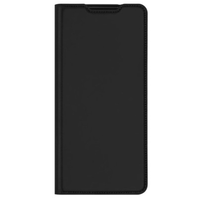 „Dux Ducis“ Skin serijos Samsung Galaxy S22+ 5G (SM-S906X) juodas odinis atverčiamas dėklas | Priedai.lt