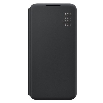 Samsung Galaxy S22+ 5G (SM-S906X) originalus Smart Led View Cover (EF-NS906) atverčiamas juodas dėklas - knygutė | Priedai.lt