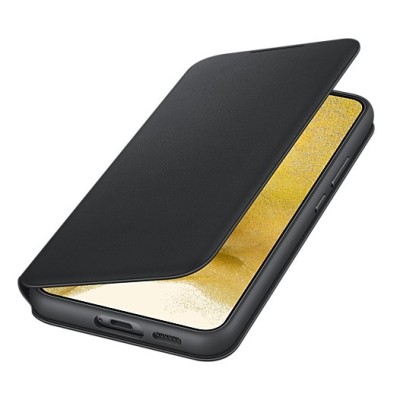 Samsung Galaxy S22+ 5G (SM-S906X) originalus Smart Led View Cover (EF-NS906) atverčiamas juodas dėklas - knygutė | Priedai.lt