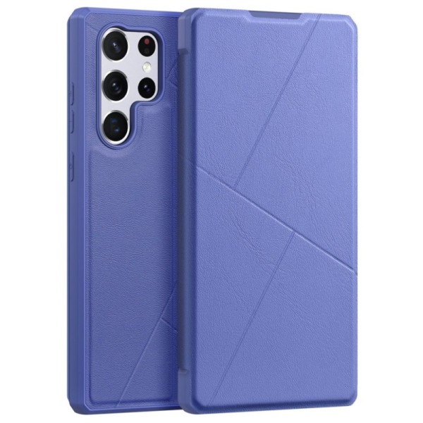 „Dux Ducis“ Skin X atverčiamas dėklas - violetinis (Galaxy S22 Ultra 5G)