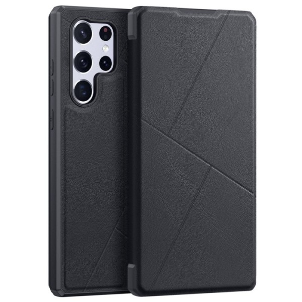 „Dux Ducis“ Skin X atverčiamas dėklas - juodas (Galaxy S22 Ultra 5G)
