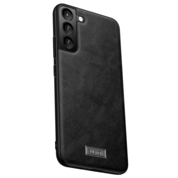 „Sulada“ Leather dėklas - juodas (Galaxy S22 5G)