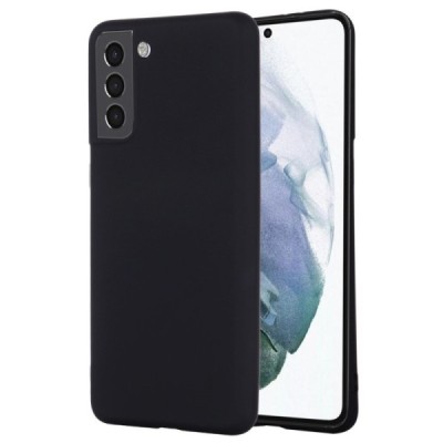 Samsung Galaxy S22 5G (SM-S901X) Shell kieto silikono (TPU) dėklas juodas - nugarėlė | Priedai.lt