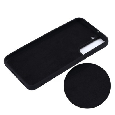 Samsung Galaxy S22 5G (SM-S901X) Shell kieto silikono (TPU) dėklas juodas - nugarėlė | Priedai.lt