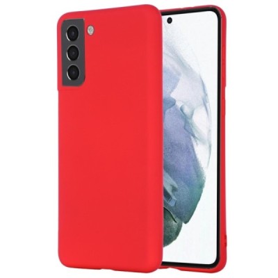 Samsung Galaxy S22 5G (SM-S901X) Shell kieto silikono (TPU) dėklas raudonas - nugarėlė | Priedai.lt