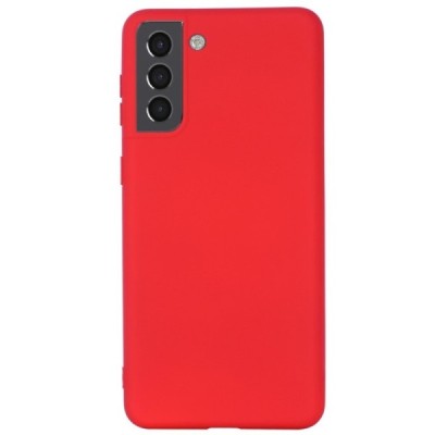 Samsung Galaxy S22 5G (SM-S901X) Shell kieto silikono (TPU) dėklas raudonas - nugarėlė | Priedai.lt