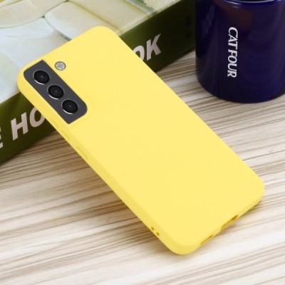 Samsung Galaxy S22 5G (SM-S901X) Shell kieto silikono (TPU) dėklas geltonas - nugarėlė | Priedai.lt