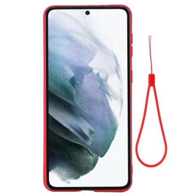 Samsung Galaxy S22+ 5G (SM-S906X) Shell kieto silikono (TPU) dėklas raudonas - nugarėlė | Priedai.lt