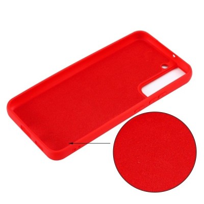 Samsung Galaxy S22+ 5G (SM-S906X) Shell kieto silikono (TPU) dėklas raudonas - nugarėlė | Priedai.lt