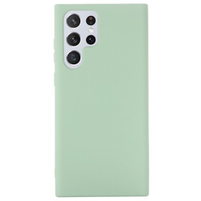 Samsung Galaxy S22 Ultra 5G (SM-S908X) Shell kieto silikono (TPU) dėklas žalias - nugarėlė | Priedai.lt