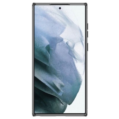 Samsung Galaxy S22 Ultra 5G (SM-S908X) „Carbon“ kieto silikono TPU juodas dėklas - nugarėlė | Priedai.lt