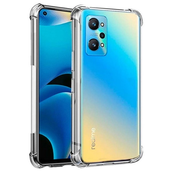 Sustiprintos apsaugos kieto silikono (TPU) dėklas - skaidrus (Realme GT Neo2)