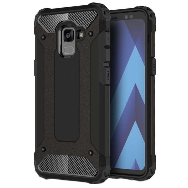 Sustiprintos apsaugos dėklas - juodas (Galaxy A8 2018)