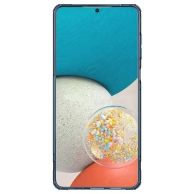 „Nillkin“ Nature TPU Pro Samsung Galaxy A53 5G (SM-A536B) skaidrus sustiprintos apsaugos kieto silikono mėlynas dėklas | Priedai