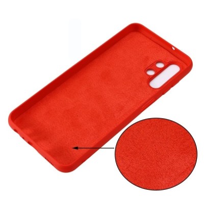 Samsung Galaxy A13 4G (SM-A135F, SM-A137F) Shell kieto silikono TPU raudonas dėklas - nugarėlė | Priedai.lt