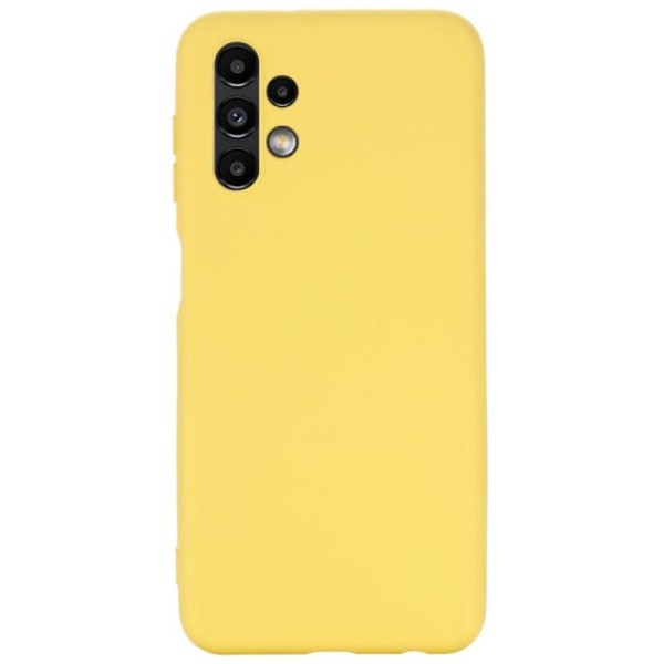 „Shell“ kieto silikono (TPU) dėklas - geltonas (Galaxy A13 4G)