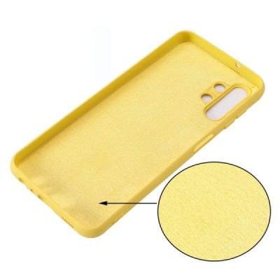 Samsung Galaxy A13 4G (SM-A135F, SM-A137F) Shell kieto silikono TPU geltonas dėklas - nugarėlė | Priedai.lt