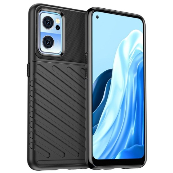 „Twill“ kieto silikono (TPU) dėklas - juodas (OnePlus Nord CE 2)