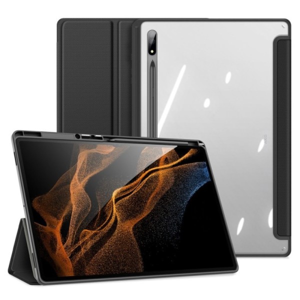 „Dux Ducis“ Stylus atverčiamas dėklas - juodas (Galaxy Tab S8 Ultra 14.6)