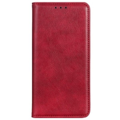 Xiaomi Redmi Note 11 4G Solidus bordo odinis atverčiamas dėklas - knygutė | Priedai.lt