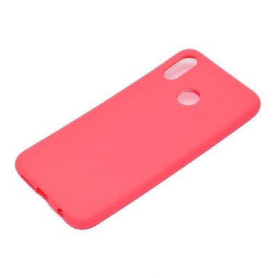 Huawei P20 Lite (Nova 3e) kieto silikono (TPU) dėklas raudonas - nugarėlė | Priedai.lt