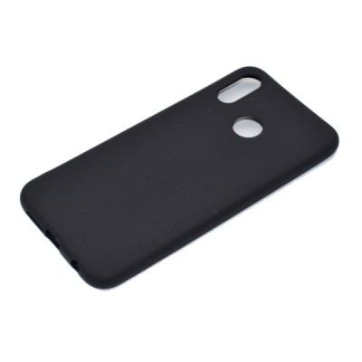Huawei P20 Lite (Nova 3e) kieto silikono (TPU) dėklas juodas - nugarėlė | Priedai.lt
