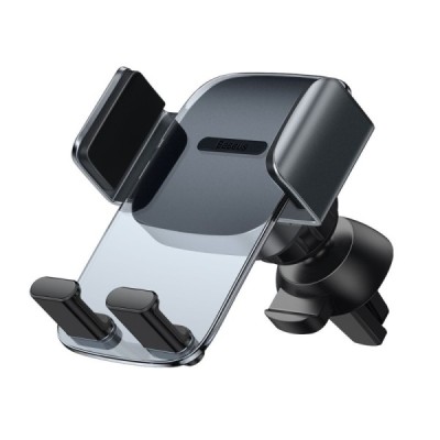 „Baseus“ Easy Control Clamp juodas automobilinis laikiklis (į groteles) | Priedai.lt