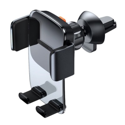 „Baseus“ Easy Control Clamp juodas automobilinis laikiklis (į groteles) | Priedai.lt