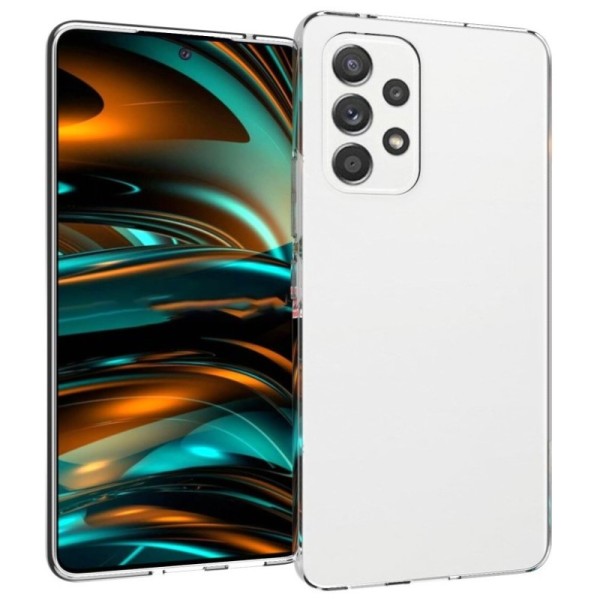 Kieto silikono (TPU) dėklas - skaidrus (Galaxy A53)