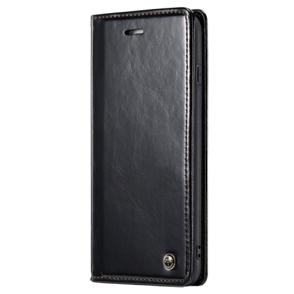 „CaseMe“ solidus atverčiamas dėklas - juodas (iPhone 6 Plus / 6s Plus / 7 Plus / 8 Plus)