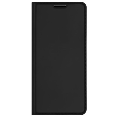 „Dux Ducis“ Skin serijos Samsung Galaxy A13 5G (A04s) juodas odinis atverčiamas dėklas | Priedai.lt