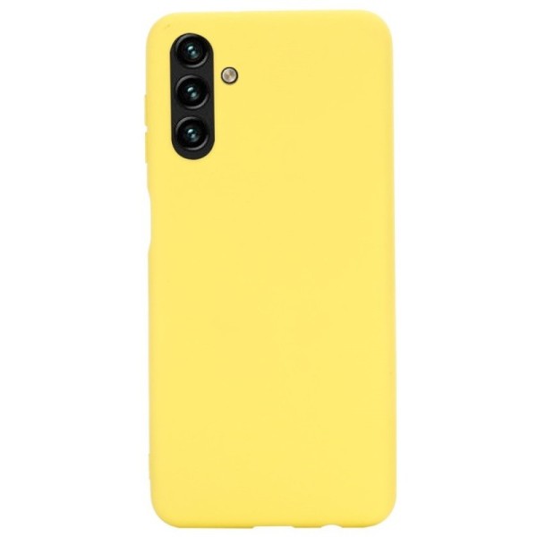 „Shell“ kieto silikono (TPU) dėklas - geltonas (Galaxy A13 5G / A04s)