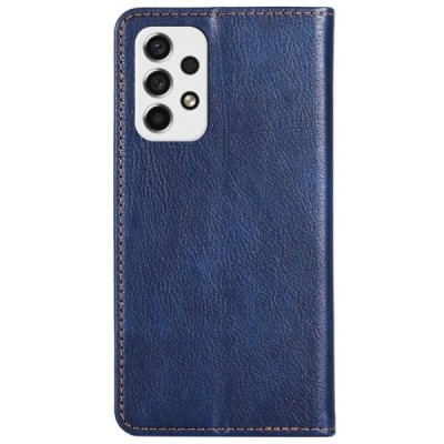 Solidus Samsung Galaxy A53 5G (SM-A536B) mėlynas odinis atverčiamas dėklas | Priedai.lt