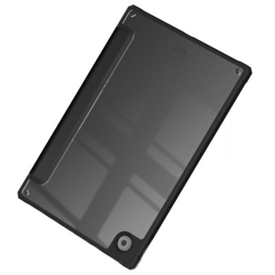 Samsung Galaxy Tab A8 10.5 2021 (X200, X205) „Deluxe“ atverčiamas juodas odinis dėklas - knygutė | Priedai.lt