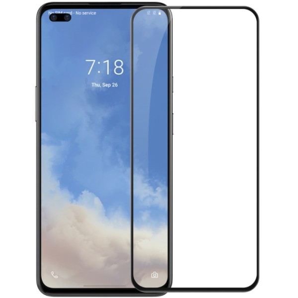 „Nillkin“ CP+ Pro 9H Tempered Glass apsauginis ekrano stiklas 0.33 mm - juodas (OnePlus Nord / Nord CE 5G / Nord CE 2 5G)