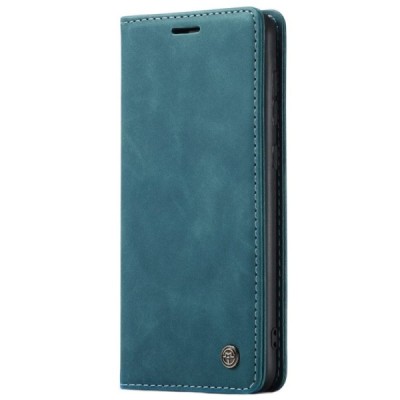 Samsung Galaxy A53 5G (SM-A536B) CaseMe Retro solidus atverčiamas žalias odinis dėklas - knygutė | Priedai.lt