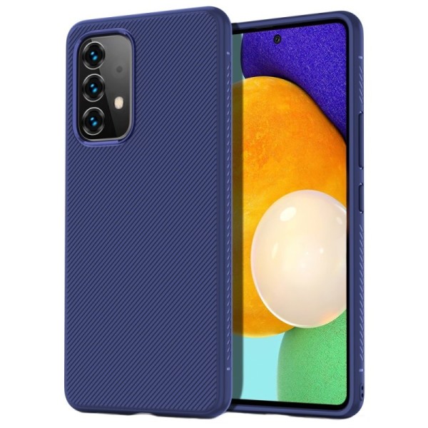 „Jazz“ kieto silikono (TPU) dėklas - mėlynas (Galaxy A53)