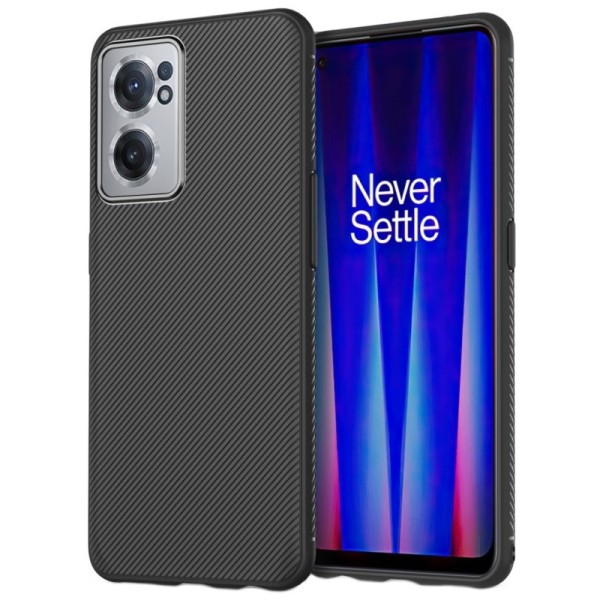 „Jazz“ kieto silikono (TPU) dėklas - juodas (OnePlus Nord CE 2)