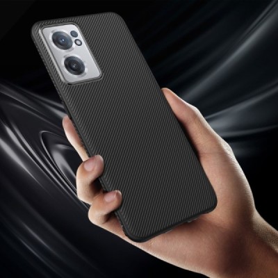 OnePlus Nord CE 2 kieto silikono TPU juodas dėklas - nugarėlė | Priedai.lt