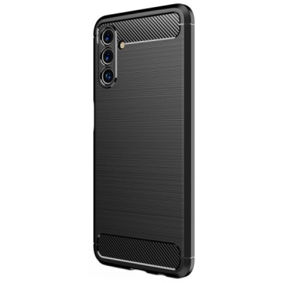 Samsung Galaxy A13 5G (A04s) Carbon kieto silikono TPU juodas dėklas - nugarėlė | Priedai.lt