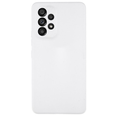Samsung Galaxy A53 5G (SM-A536B) kieto silikono (TPU) dėklas baltas - nugarėlė | Priedai.lt