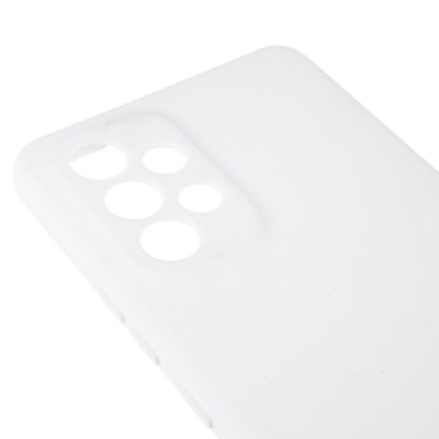 Samsung Galaxy A53 5G (SM-A536B) kieto silikono (TPU) dėklas baltas - nugarėlė | Priedai.lt