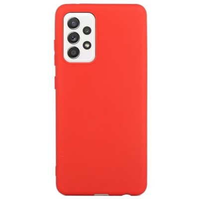 Samsung Galaxy A53 5G (SM-A536B) kieto silikono (TPU) dėklas raudonas - nugarėlė | Priedai.lt