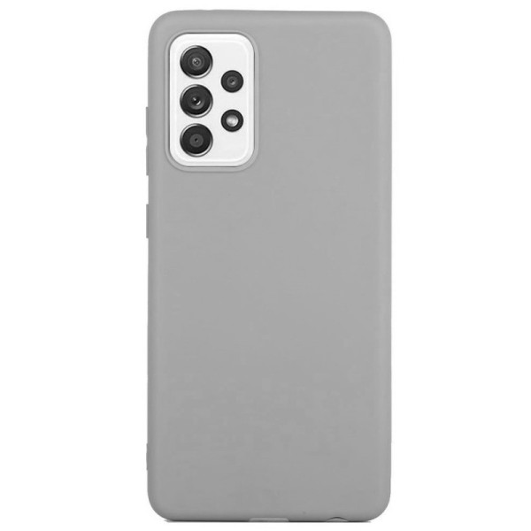 Kieto silikono (TPU) dėklas - pilkas (Galaxy A53)