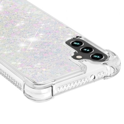 Samsung Galaxy A13 5G (A04s) Shine Kickstand kieto silikono TPU skaidrus dėklas - nugarėlė | Priedai.lt