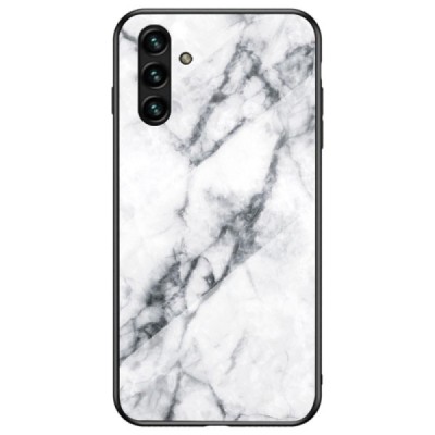Samsung Galaxy A13 5G (A04s) „Marble“ kieto silikono TPU baltas dėklas - nugarėlė | Priedai.lt